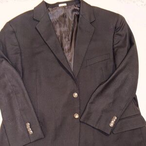Men's Black Sport Coat 48S